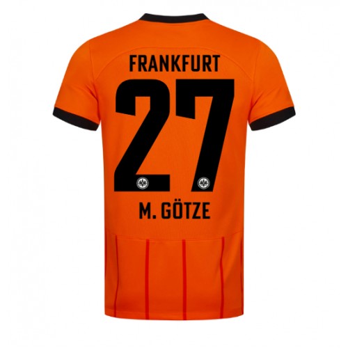 Fotbalové Dres Eintracht Frankfurt Mario Gotze #27 Alternativní 2024-25 Krátký Rukáv